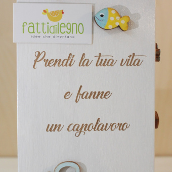 Lampada portalibro in faggio