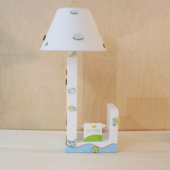 Lampada portalibro in faggio